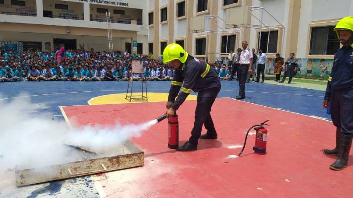 School Activity 2nd Mock Fire Drill - 2022 - baramati